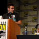 Tom “Syndicate” Cassell speaking at 2015's San Diego Comic-Con alongside actress Heather Graham.